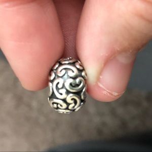 SS mushroom cap pandora charm